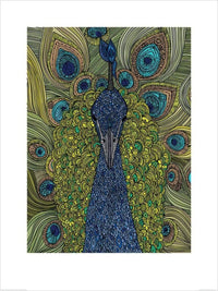 pyramid ppr40259 valentina ramos the peacock stampa artistica 60x80cm | Yourdecoration.it
