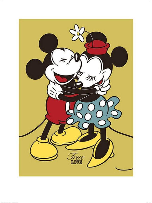 pyramid ppr40340 mickey and minnie mouse true love stampa artistica 60x80cm | Yourdecoration.it