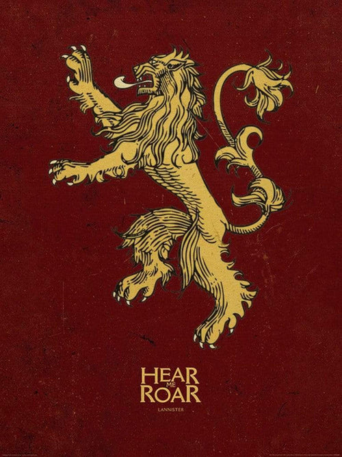 pyramid ppr40488 game of thrones lannister stampa artistica 60x80cm | Yourdecoration.it