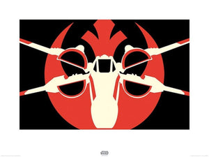 pyramid ppr40641 star wars episode vii xwing pop art stampa artistica 60x80cm | Yourdecoration.it