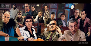 pyramid ppr41016 the bad guys the art of justin reed stampa artistica 50x100cm | Yourdecoration.it