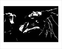 pyramid ppr43018 bob marley black and white stampa artistica 40x50cm | Yourdecoration.it