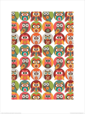 pyramid ppr44082 valentina ramos owls family stampa artistica 30x40cm | Yourdecoration.it