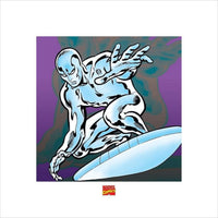 pyramid ppr45087 silver surfer marvel comics stampa artistica 40x40cm | Yourdecoration.it