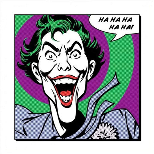 pyramid ppr45247 joker ha ha ha ha ha stampa artistica 40x40cm | Yourdecoration.it