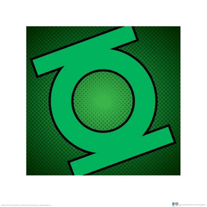 pyramid ppr45380 dc comics green lantern symbol stampa artistica 40x40cm | Yourdecoration.it