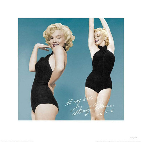 pyramid ppr45480 marilyn monroe all my love stampa artistica 40x40cm | Yourdecoration.it