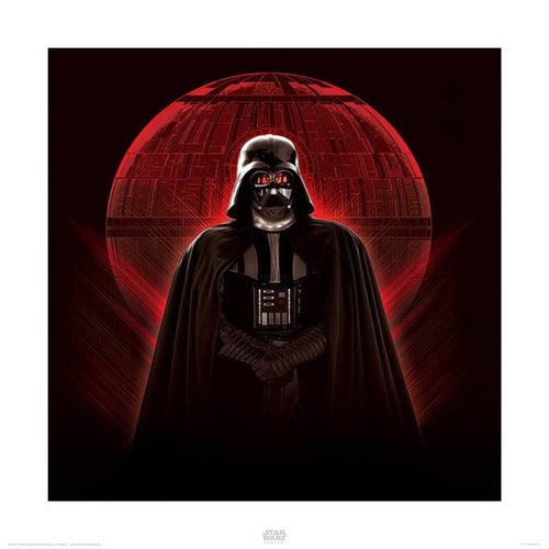 pyramid ppr45669 star wars rogue one darth vader and death star stampa artistica 40x40cm | Yourdecoration.it