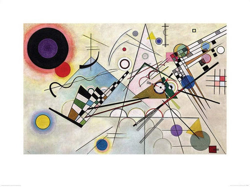 pyramid ppr51224 wassily kandinsky composition viii stampa artistica 60x80cm | Yourdecoration.it