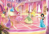 8 4107 Komar Disney Princess Glitzerparty Carta Da Parati 368X254cm 8 Pannelli | Yourdecoration.it