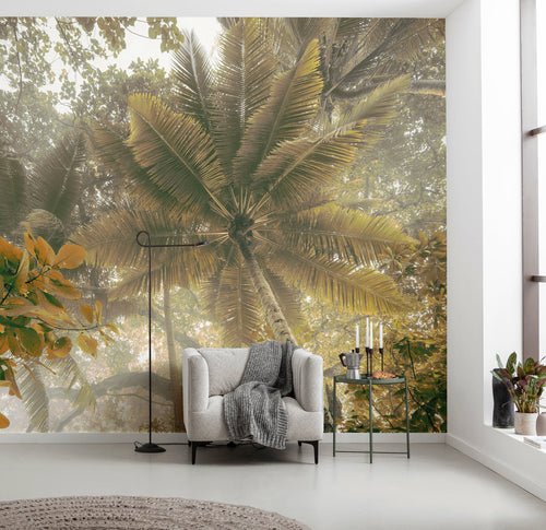 Komar Palms Panorama Tessuto Non Tessuto Carta Da Parati 300x250cm 3 strisce Ambiente | Yourdecoration.it