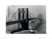 Stampa Artistica Time Life Brooklyn Bridge New York 1946 40x30cm Pyramid PPR44239 | Yourdecoration.it
