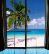 Dimex Beach Window View Carta Da Parati In Tessuto Non Tessuto 225X250cm 3 Strisce_E45F1071 B150 4D67 A3Ee A465Ff9Fbd79 | Yourdecoration.it
