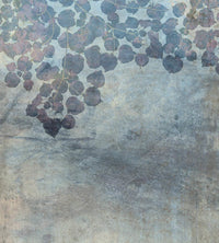 Dimex Blue Leaves Abstract Carta Da Parati In Tessuto Non Tessuto 225X250cm 3 Strisce | Yourdecoration.it