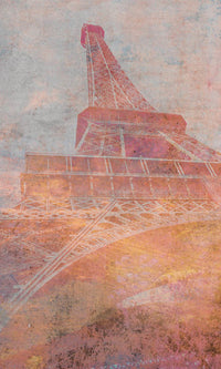 Dimex Eiffel Tower Abstract Ii Carta Da Parati In Tessuto Non Tessuto 150X250cm 2 Strisce | Yourdecoration.it
