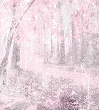 Dimex Pink Forest Abstract Carta Da Parati In Tessuto Non Tessuto 225X250cm 3 Strisce | Yourdecoration.it