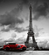 Dimex Retro Car In Paris Carta Da Parati In Tessuto Non Tessuto 225X250cm 3 Strisce_Ac13806B 36Fb 42D5 8D23 78A14Bff8926 | Yourdecoration.it