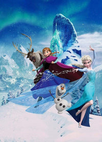 Dx4 014 Komar Frozen Elsas Magic Carta Da Parati In Tessuto Non Tessuto 200X280cm 4 Strisce | Yourdecoration.it
