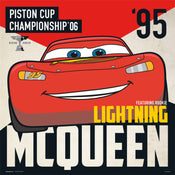 grupo erik disney cars piston cups stampa artistica 30x30cm | Yourdecoration.it