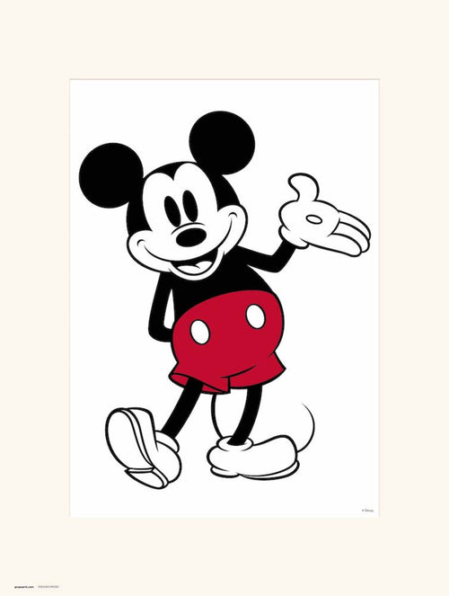 grupo erik disney mickey classic stampa artistica 30x40cm | Yourdecoration.it