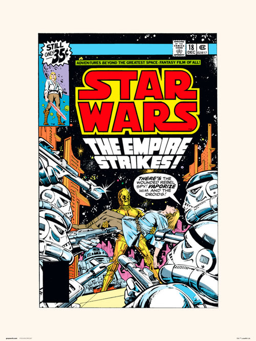 grupo erik star wars 18 the empire strikes stampa artistica 30x40cm | Yourdecoration.it
