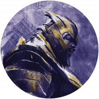 Komar Avengers Painting Thanos Autoadesiva Carta Da Parati 125X125cm Rotonda | Yourdecoration.it