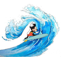 Komar Mickey Surfing Carta Da Parati In Tessuto Non Tessuto 300X280cm 6 Strisce_5D5Dc3Af 28Ce 4B1A 8C93 10F817347747 | Yourdecoration.it