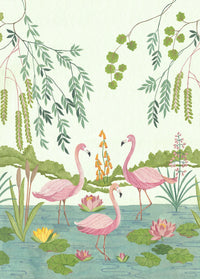 komar_vlies_carta da parati_IAX4_0044_Flamingo_Vibes | Yourdecoration.it